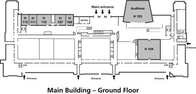 Main building - ground floor