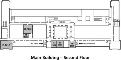 Main building - second floor