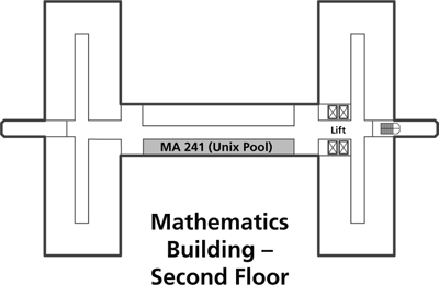 Mathematics building - second floor