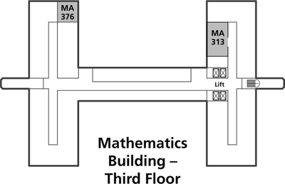 Mathematics building - third floor